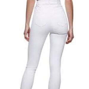 True Religion Caia Ultra Highrise Super Skinny White Jeans